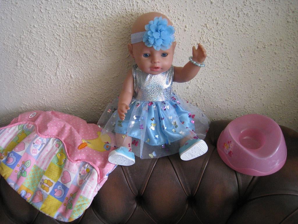 BABY BORN 43 CM POP ZAPF CREATION, Kinderen en Baby's, Speelgoed | Poppen, Ophalen of Verzenden, Zo goed als nieuw, Babypop