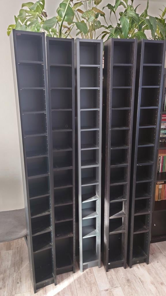Ikea Gnedby, cd-rek, boekenplank x5, Huis en Inrichting, Woonaccessoires | Cd- en Dvd-rekken, Ophalen, Zo goed als nieuw, Metaal