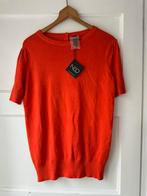 Nieuw met kaartje oranje gebreid pofmouw truitje NED S, Ophalen of Verzenden, Zo goed als nieuw, Groen, Korte mouw