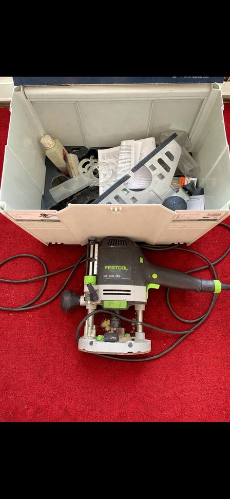 Festool bovenfrees of1400 ebq plus, Ophalen of Verzenden, Zo goed als nieuw