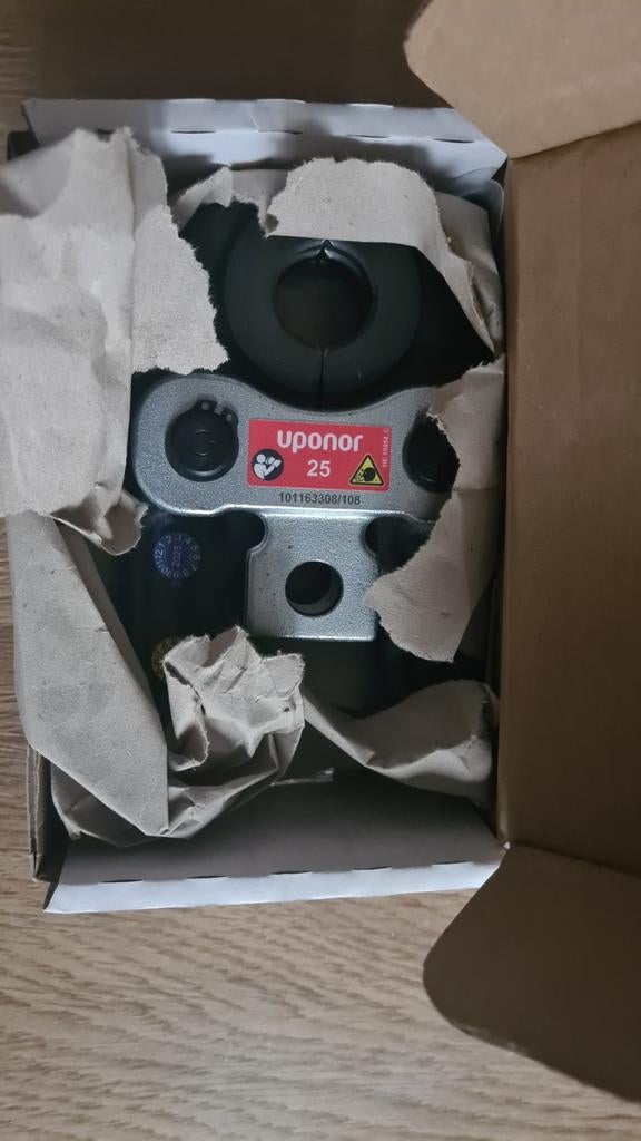 Uponor persbek 25 mm nieuw in doos, Doe-het-zelf en Verbouw, Gereedschap | Handgereedschap, Nieuw, Ophalen of Verzenden