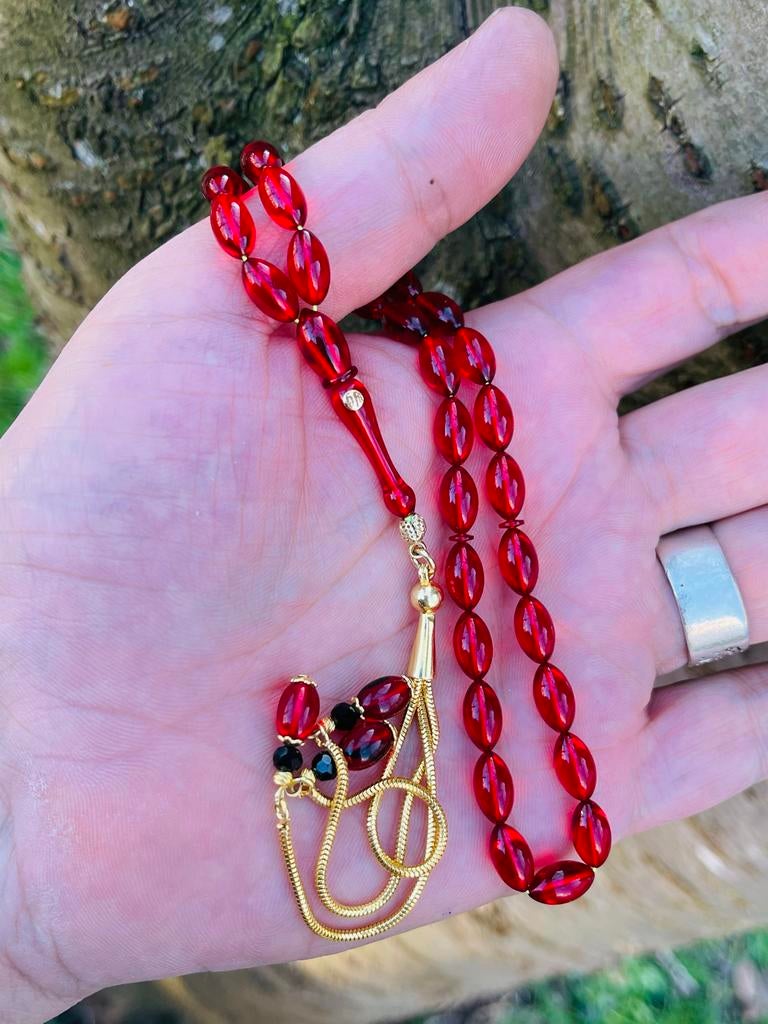 Yusuf Güney Usta İşi Alman Oyun Zarı Tesbih, Hobby en Vrije tijd, Kralen en Sieraden maken, Ophalen of Verzenden, Zo goed als nieuw