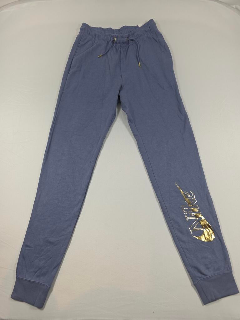 Nike Icon Clash Joggingbroek - Indigo Blauw met Gouden Logo, Kleding | Dames, Sportkleding, Blauw, Overige typen, Nike, Nieuw