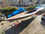 Houten tweepersoons kano met polyester onderkant - Opknapper, Watersport en Boten, Ophalen, Gebruikt, Eén persoon, Canadese kano of Open kano