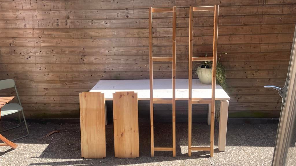 IKEA Ivar zijpanelen (179 cm) en planken, Ophalen, Gebruikt