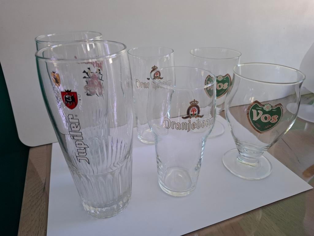 Diverse bierglazen, Ophalen of Verzenden, Zo goed als nieuw, Bierglas