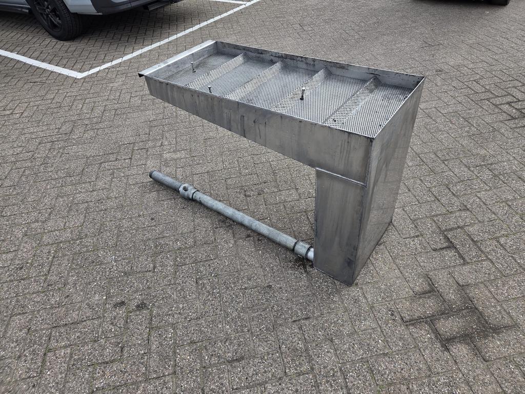 RVS tank/afdruiprek afgelopen olie, Auto diversen, Onderhoudsmiddelen, Ophalen of Verzenden