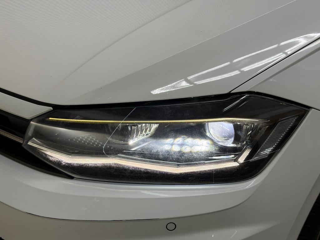 Volkswagen Polo 1.0 TSI R-Line 2019 DSG LED NAVI CRUISE CLIM, Stof, Gebruikt, Euro 6, 1095 kg