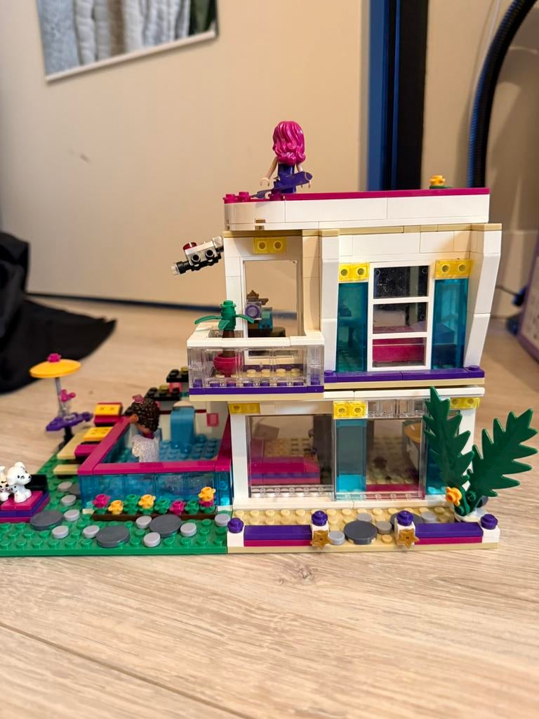 Lego friends livi’s popstar house, Ophalen of Verzenden, Gebruikt, Complete set, Lego