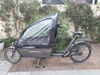 Bakfiets, Fietsen en Brommers, Ophalen, Gebruikt, 2 kinderen, Huif