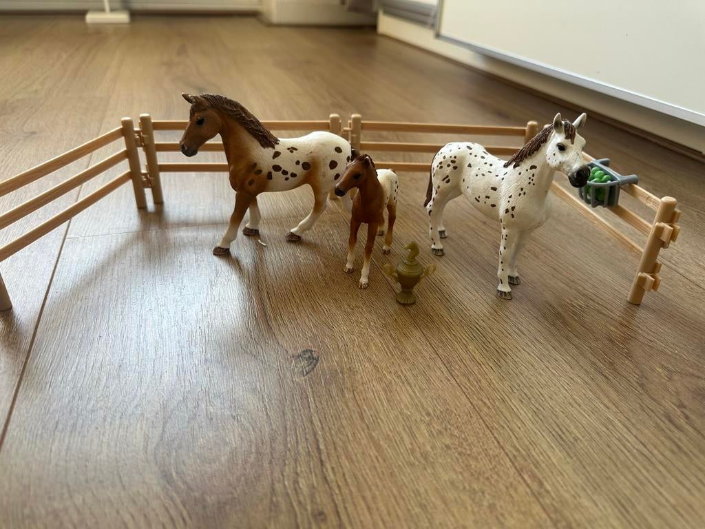 Schleich paarden set, Ophalen of Verzenden, Gebruikt, Jongen of Meisje