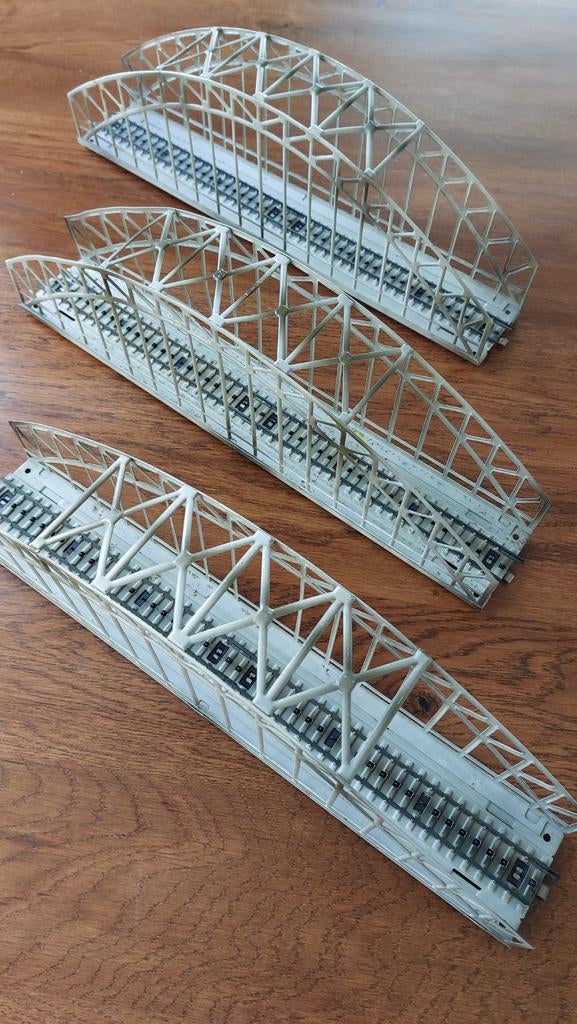 Märklin boogbrug 7163 M-rails, Hobby en Vrije tijd, Modeltreinen | H0, Ophalen of Verzenden, Wisselstroom, Rails, Märklin