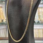 14k gouden ketting massief cuban gourmet schakel, Ophalen of Verzenden, Zo goed als nieuw, Goud