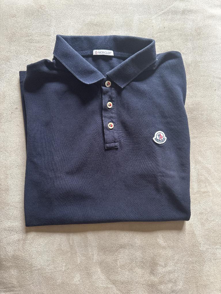 Polo moncler, Ophalen, Moncler, Blauw, Maat 56/58 (XL)