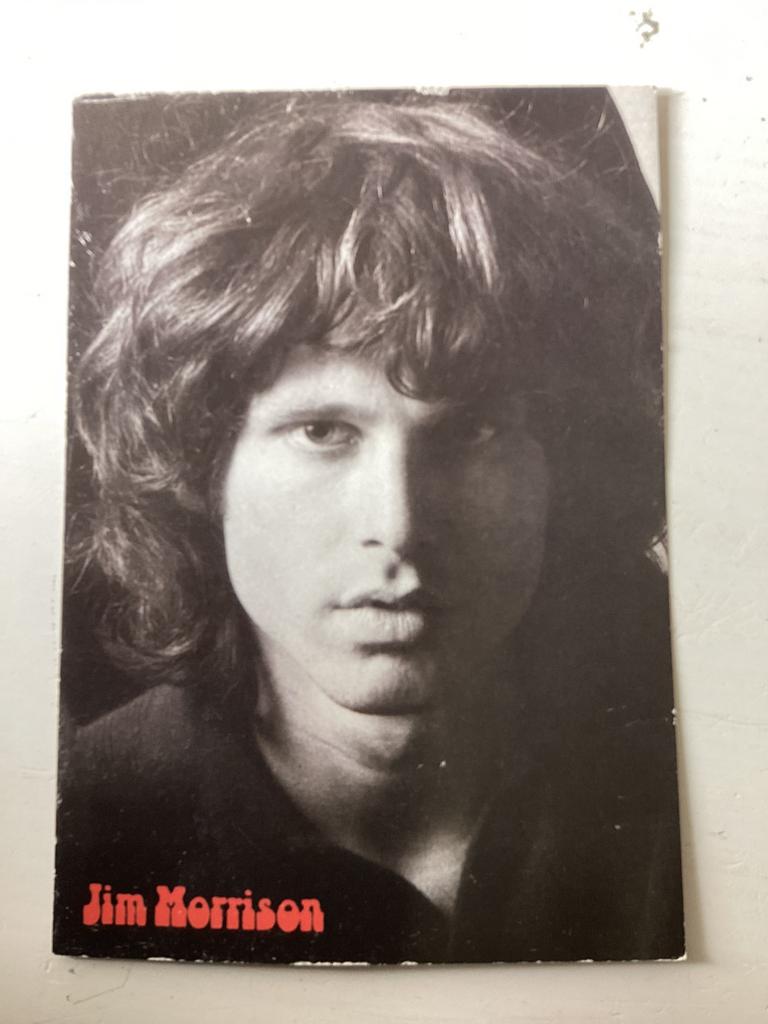 Ansichtkaart Jim Morrison (The Doors), Verzamelen, Verzenden, 1980 tot heden, Ongelopen, Sterren en Beroemdheden