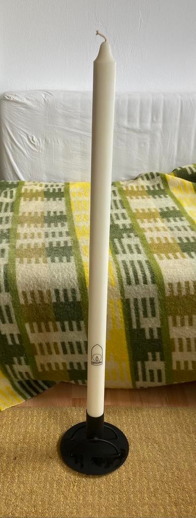 Gouda grote altaar kaars, 1 meter. Incl. standaard, Ophalen, Zo goed als nieuw, Overige materialen, Minder dan 25 cm