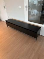 Zwart Naduvi TV-meubel 175,5x32x46cm met lichte schade, Ophalen, Overige materialen, Gebruikt, 150 tot 200 cm