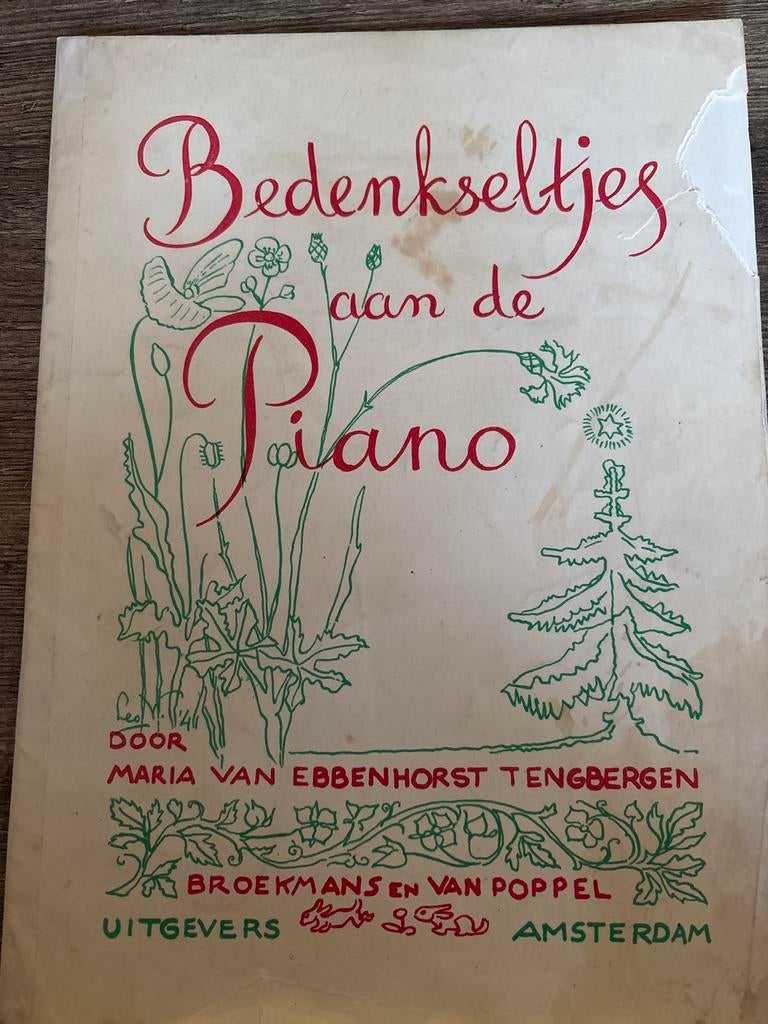 Bedenkseltjes aan de Piano bladmuziek, Gebruikt, Overige genres, Ophalen of Verzenden, Artiest of Componist