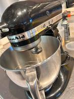 KitchenAid Artisan Keukenmixer - Zwart, Ophalen, 4 liter of meer, Gebruikt, 3 snelheden of meer