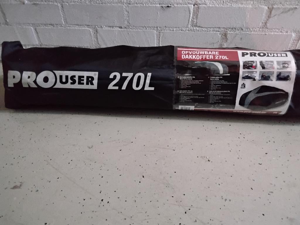 Dakkoffer pro user 270L, Auto diversen, Dakkoffers, Ophalen, Nieuw