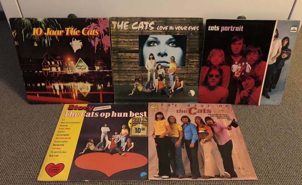 The Cats 6 lp’s, Ophalen, Gebruikt, Overige formaten