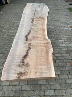Massief eiken schaaldeel 7cm dik, Doe-het-zelf en Verbouw, Hout en Planken, Eiken, Ophalen of Verzenden, Zo goed als nieuw, Plank