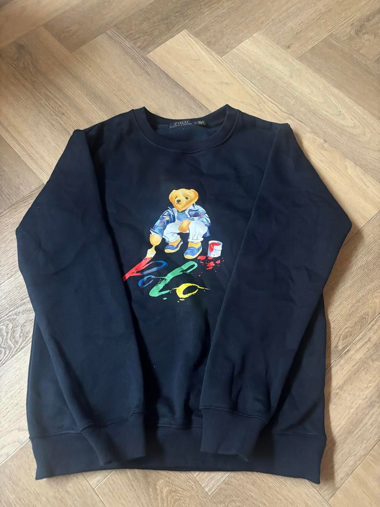 Polo Ralph Lauren Sweater+ gratis broek - Maat M, Ophalen of Verzenden, Zo goed als nieuw, Maat 48/50 (M), Blauw