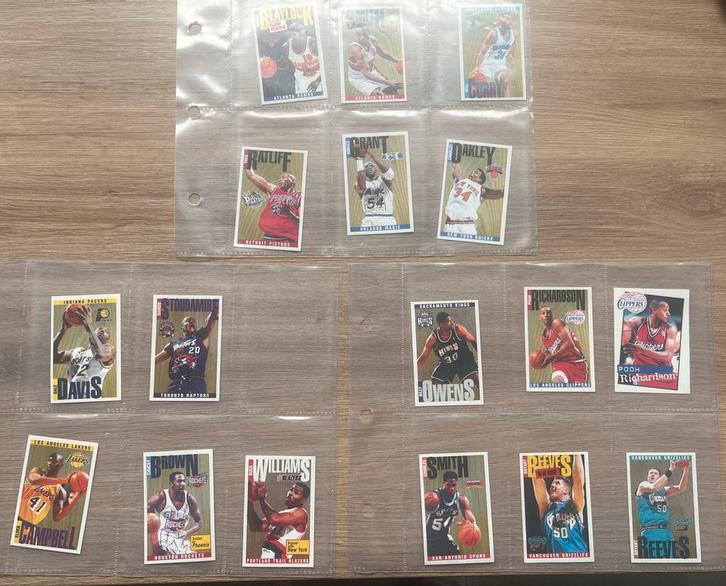 Panini NBA 96/97 kaarten met 2 Richardson Pooh, Verzamelen, Sportartikelen en Voetbal, Gebruikt, Spelerskaart, Overige sporten