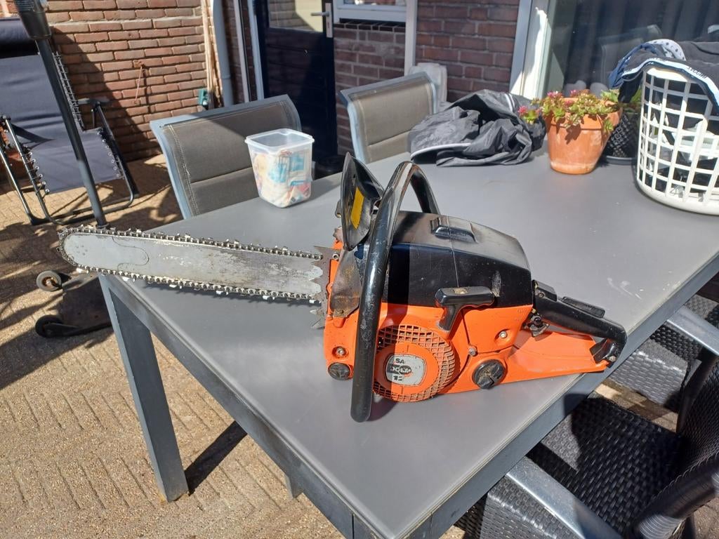 Ketting  zaag, Ophalen, Gebruikt, Kettingzaag