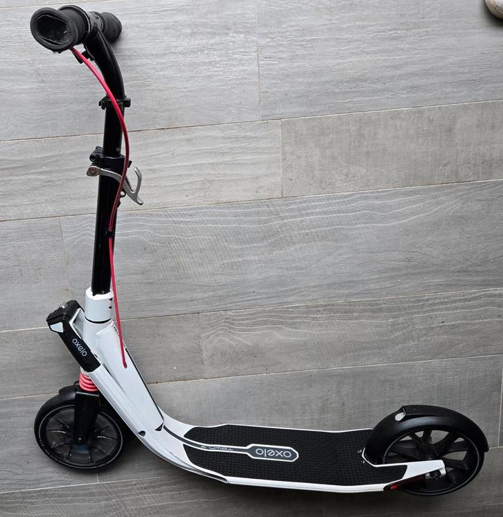 Oxelo TOWN 9EF Step voor volwassenen - Wit, opvouwbaar, Fietsen en Brommers, Steps, Gewone step, Ophalen