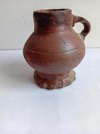 Antieke aardewerken kruik - Uniek verzamelobject, Ophalen of Verzenden