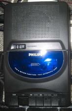 Philips cassetterecorder op batt/220 als nw AQ6355, Ophalen of Verzenden, Enkel, Philips, Tape counter