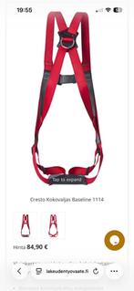 Nieuwe Valharnas en Touw - Verpakking enkel geopend, Ophalen of Verzenden, Nieuw, Klimsport-accessoire