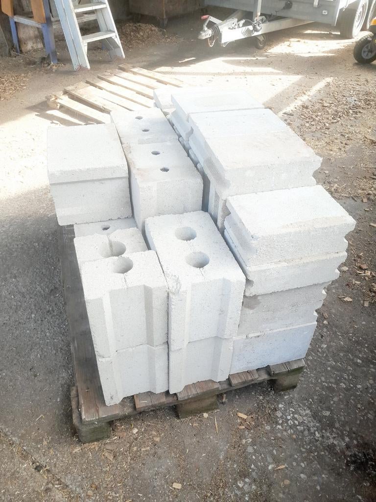 Beton blokken, Tuin en Terras, Ophalen