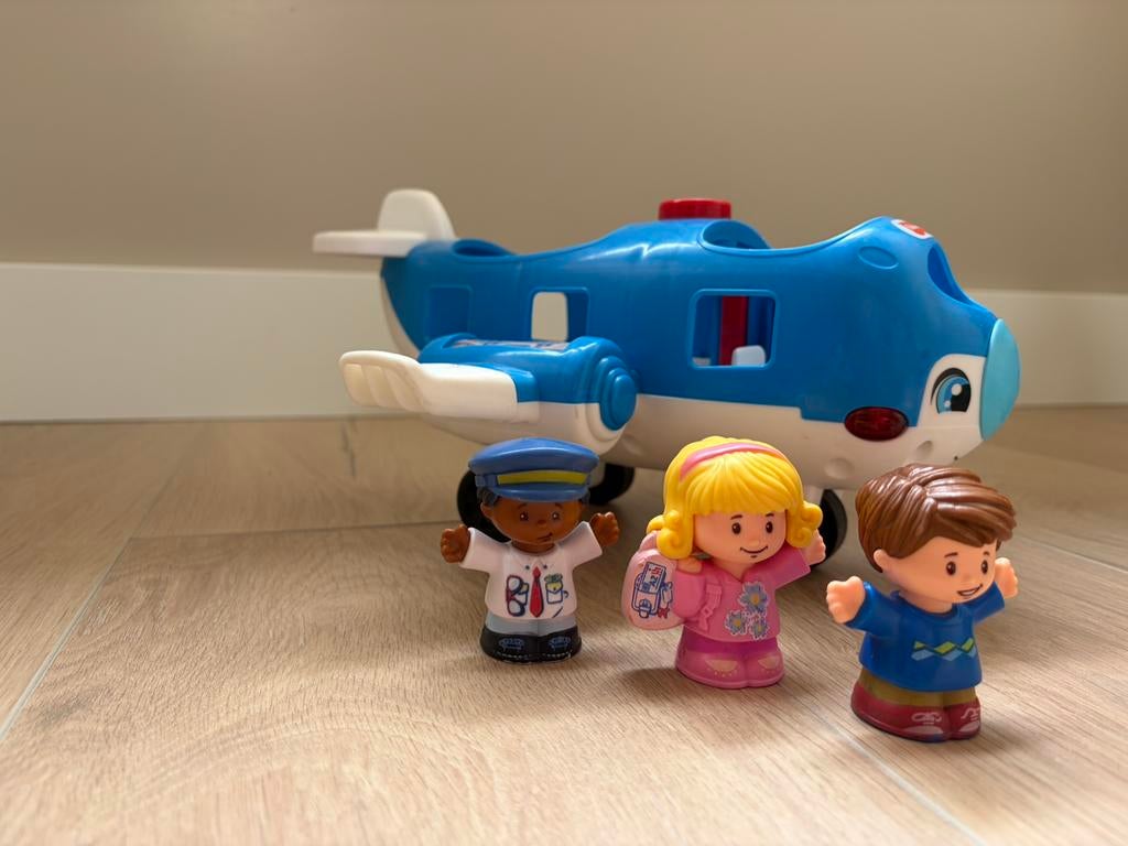 Little people vliegtuig met licht en geluid, Kinderen en Baby's, Speelgoed | Fisher-Price, Ophalen, Zo goed als nieuw, Speelset