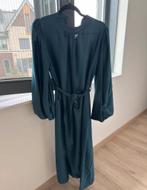 Mooie blauwe jurk met strikceintuur, Maat 38/40 (M), Blauw, Ophalen of Verzenden, Zo goed als nieuw