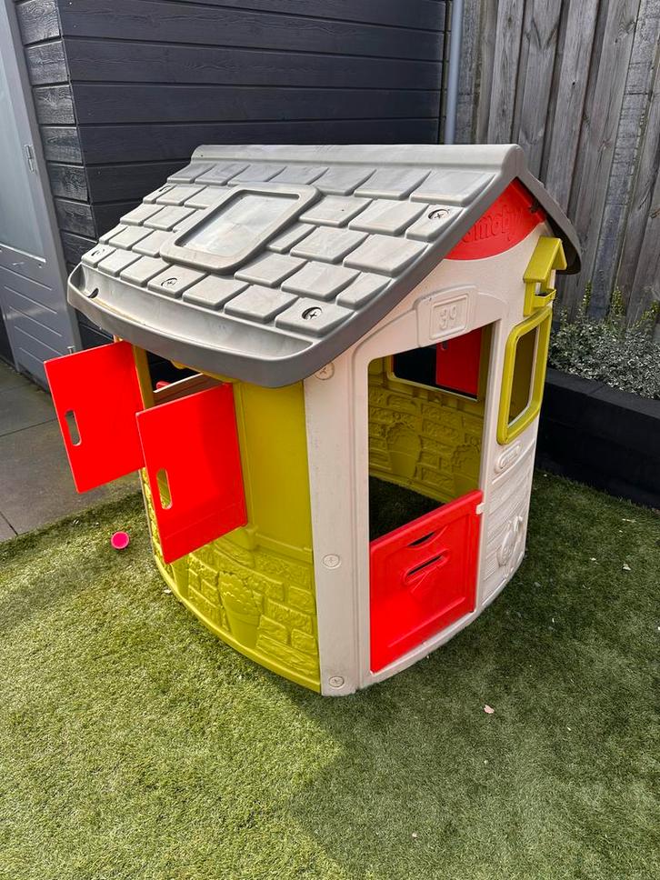 Smoby Neo Jura Lodge speelhuisje - 2 jaar oud, Kinderen en Baby's, Speelgoed | Buiten | Speelhuisjes, Gebruikt, Plastic, Ophalen