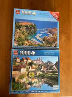 King puzzel 2X 1000 stukjes, Ophalen, 500 t/m 1500 stukjes, Zo goed als nieuw