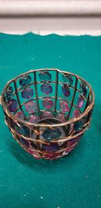 theelicht houder roze paars 2 stuks, Ophalen of Verzenden, 'T Olde Gre-j, Info@toldegrej.nl, Endepoelstraat 20f Didam