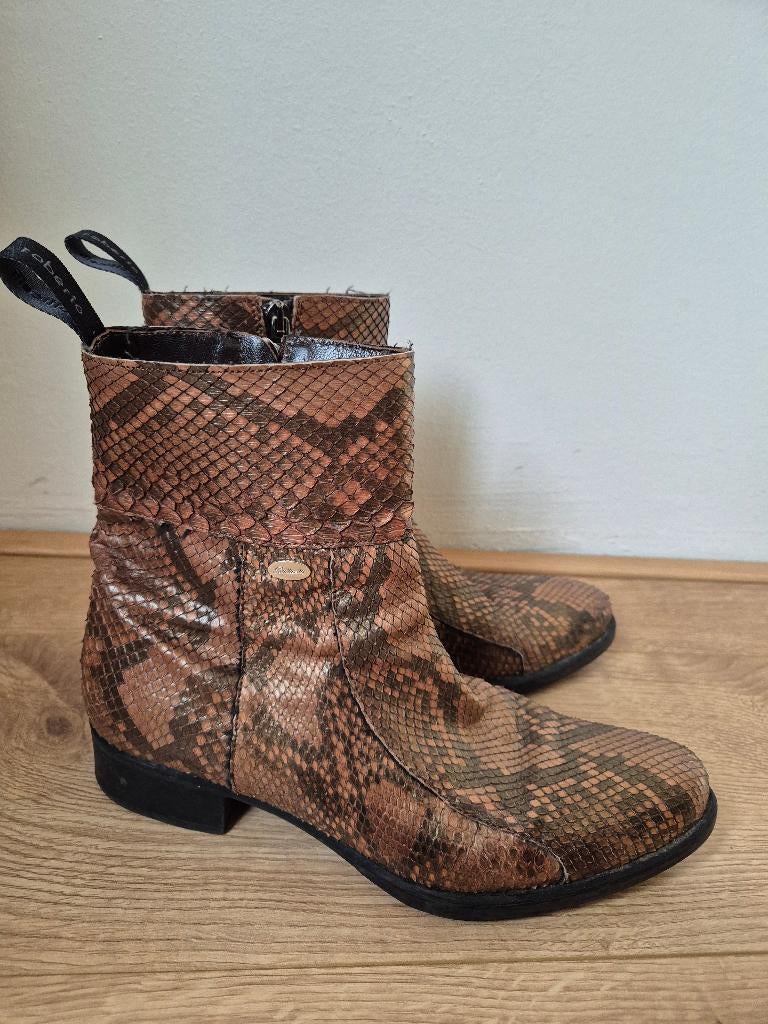 Sch83 - Bruine leren Roberto Botticelli enkellaarzen maat 40, Ophalen of Verzenden, Gedragen, Bruin