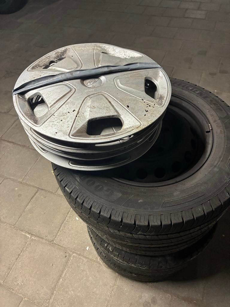 Ford Transit Custom banden met velgen 205/55/16, Ophalen of Verzenden, Gebruikt