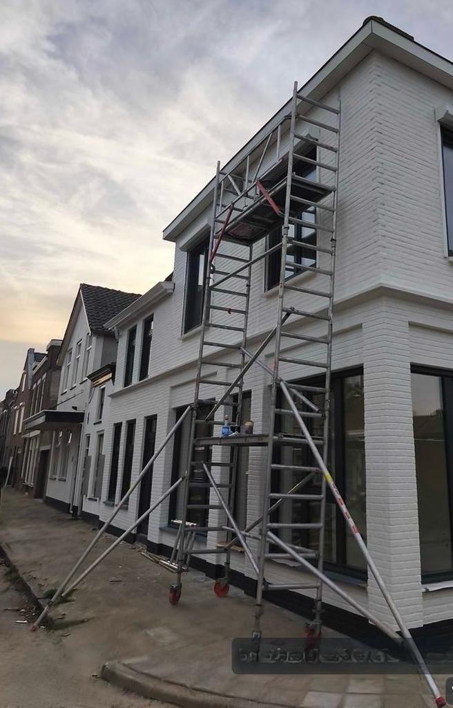 Altrex rolsteiger – Fiber Deck vloeren + Safe-Quick – 10.2m, Doe-het-zelf en Verbouw, Steigers, Ophalen of Verzenden, Gebruikt