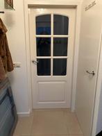 Opdek binnendeur linksdraaiend met 6 ruitjes 201,5x83cm, Ophalen, Gebruikt, 80 tot 100 cm, Binnendeur
