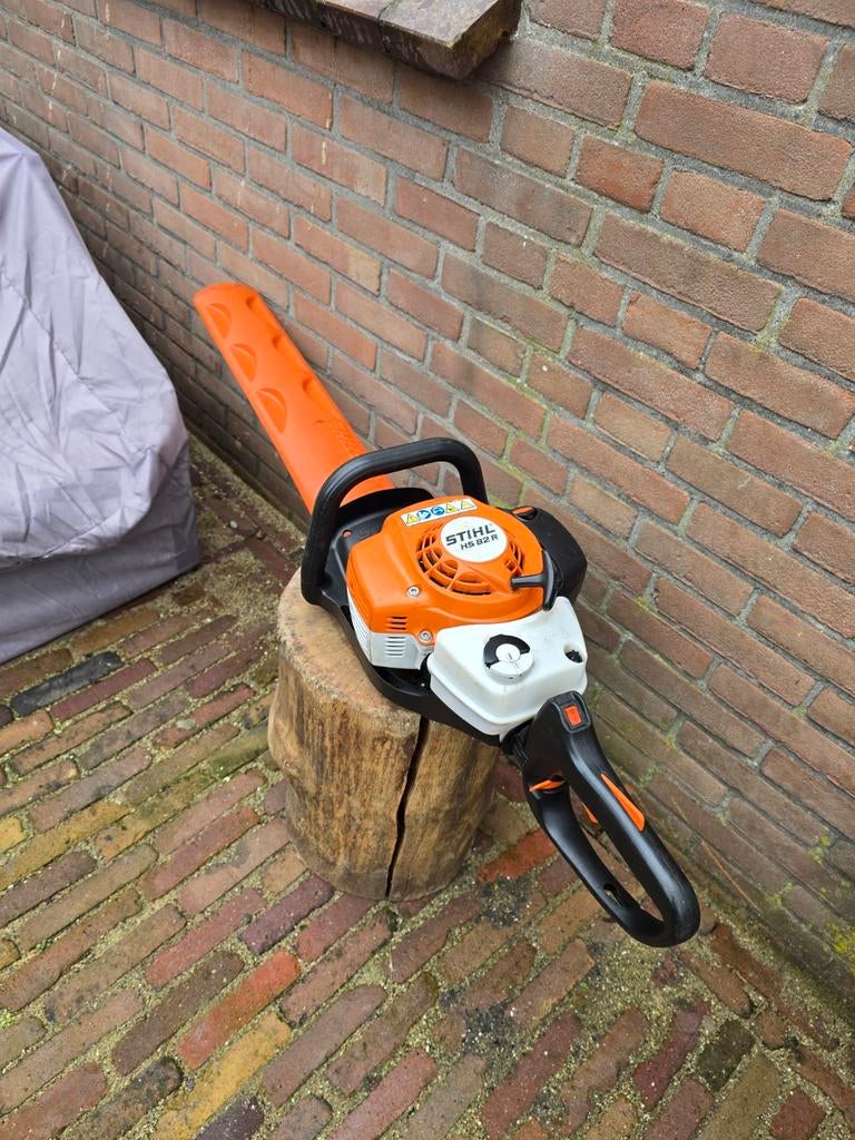 Stihl hs 82 r benzine heggenschaar motor gereviseerd !, Ophalen of Verzenden, Benzine