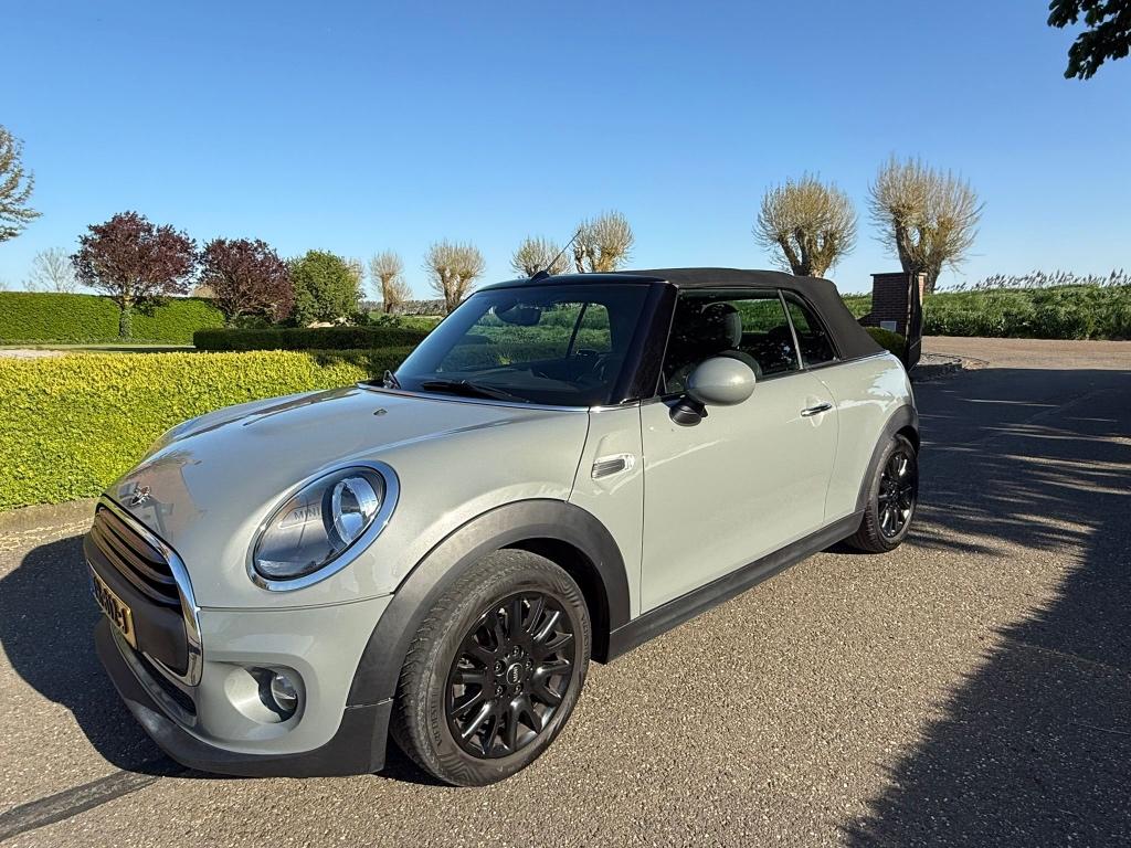 Mini Cabrio 1.5 102pk 2018 Grijs, Auto's, Mini, Voorwielaandrijving, 4 cilinders, Cabriolet, 4 stoelen