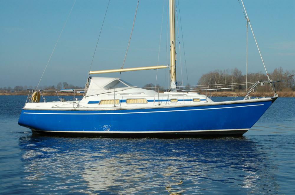 Contest 29 (bj 1972), Watersport en Boten, Kajuitzeilboten en Zeiljachten, Gebruikt, Polyester, Diesel, 6 tot 9 meter