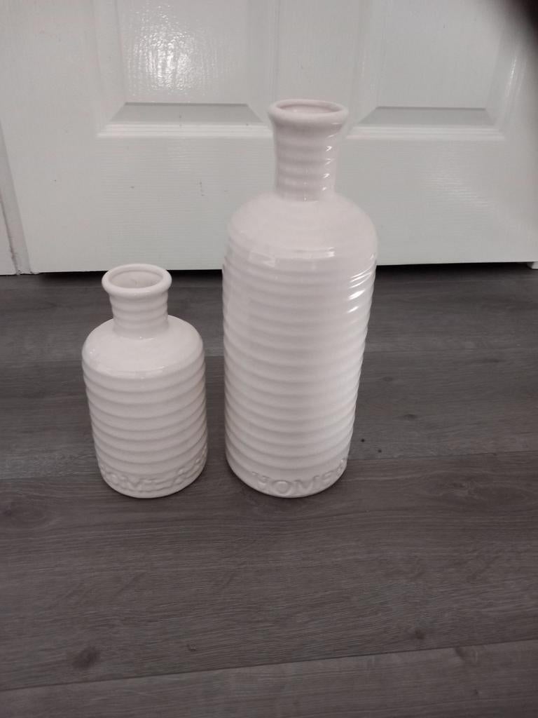 2 Leuke vazen, Ophalen, Overige kleuren, Aardewerk of Porselein, Zo goed als nieuw