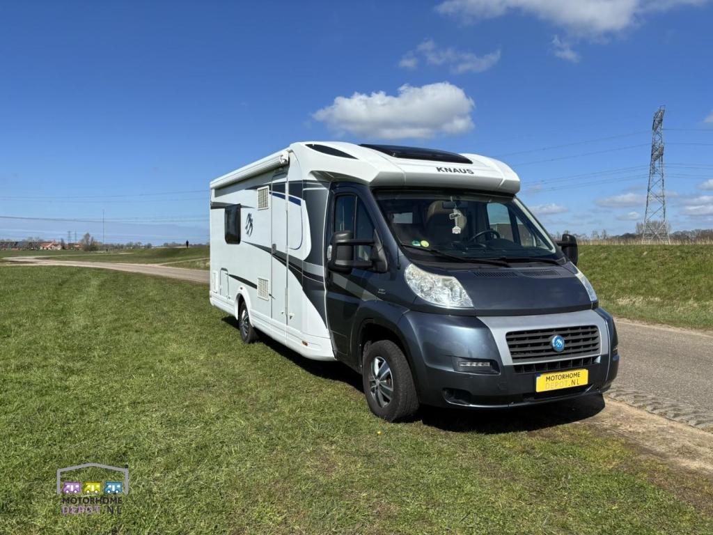 Knaus Sky TI 700 MEB | 2015 | Lengte bedden | 2x Airco, Caravans en Kamperen, Campers, Niet ingevuld, Ringverwarming, Fiat, Startonderbreker