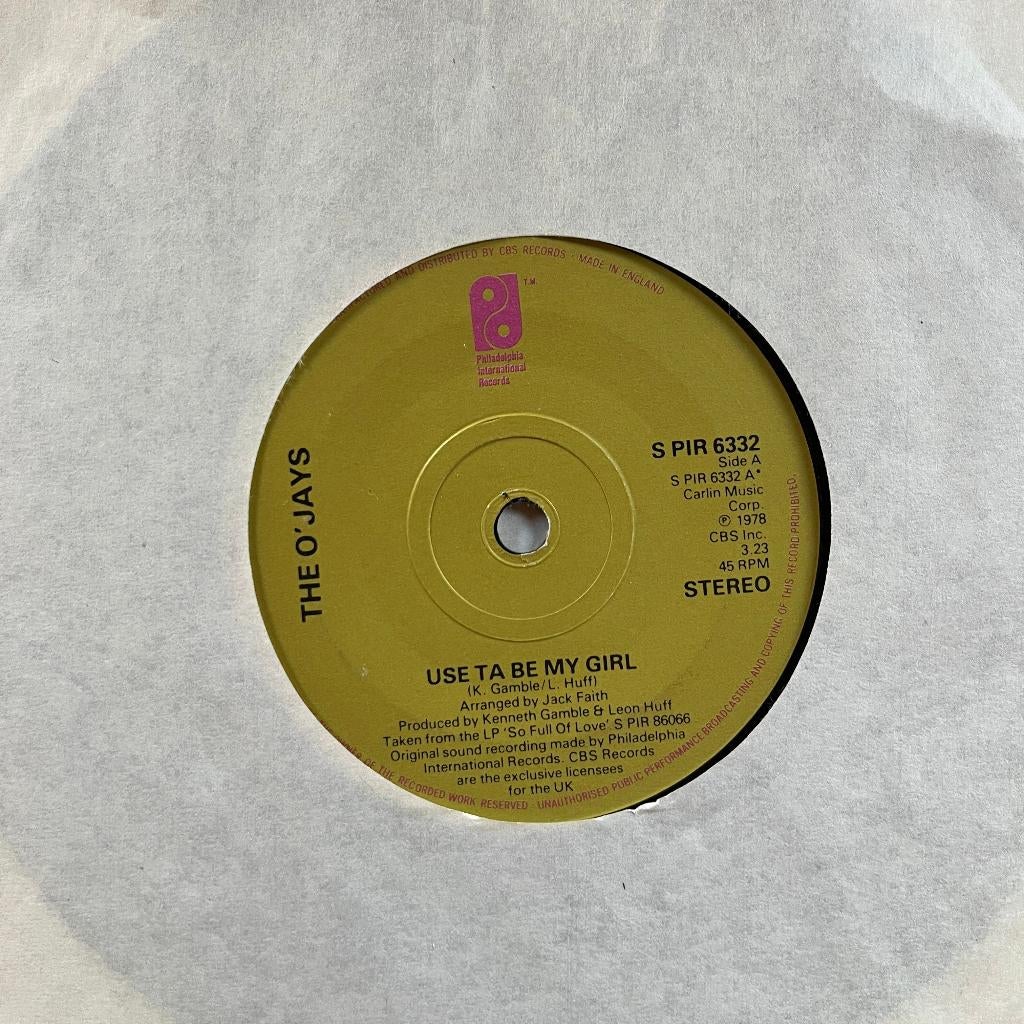 The O'Jays - Use ta be my girl, Cd's en Dvd's, Vinyl Singles, Gebruikt, 7 inch, Single, Ophalen of Verzenden