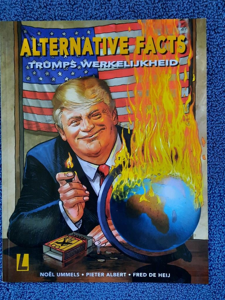 Noël Ummels - Alternative Facts - Trumps werkelijkheid, Noël Ummels; Pieter Albert, Eén stripboek, Ophalen of Verzenden, Zo goed als nieuw